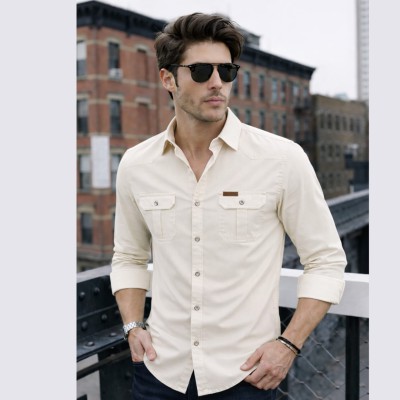 Double Pocket Premium Quality Casual Shirt