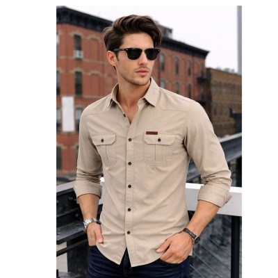 Double Pocket Premium Quality Casual Shirt