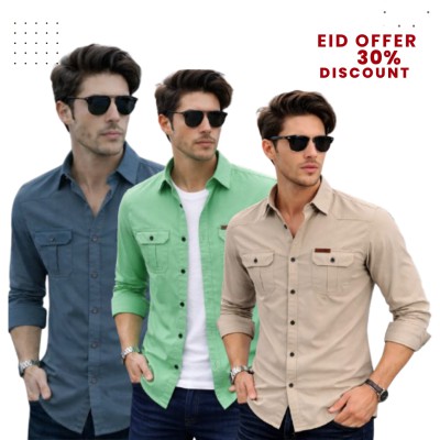 Double Pocket Premium Quality Casual Shirt